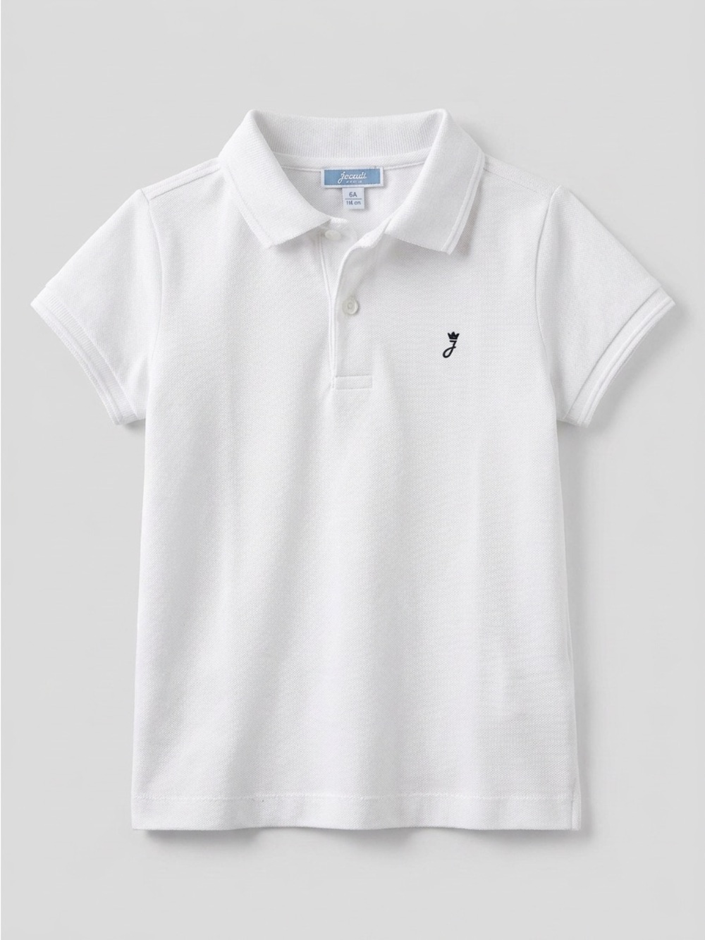 Jacadi Paris 6A Crisp White Cotton Polo